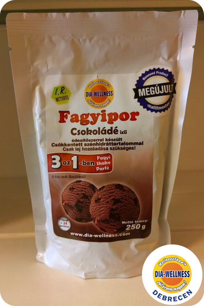 Dia Wellness Csoki Fagylalt Por 250g Diawdebrecen Unas Hu