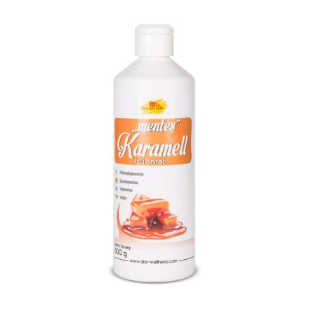 Karamell ízü öntet , gluténmentes, tejmentes, vegán
